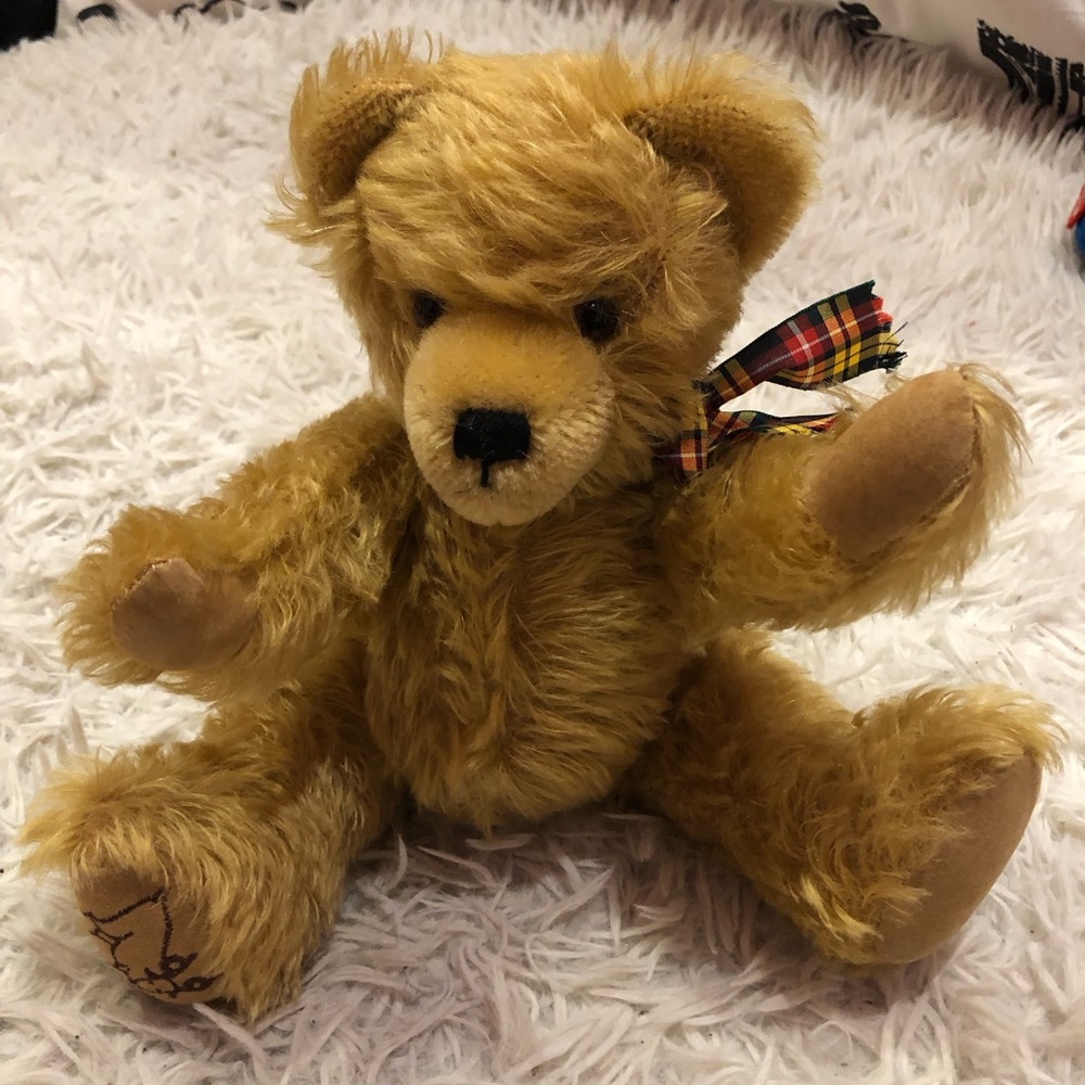 PS Growler Bear Handmade in Germany Rare Mohair Plush Bear Vintage